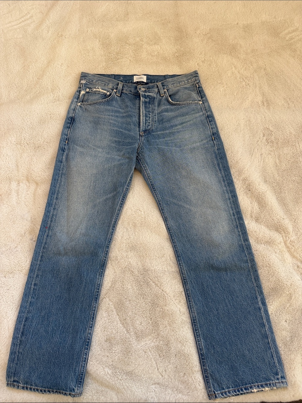 Citizens of Humanity Classic Straight Blue Jeans